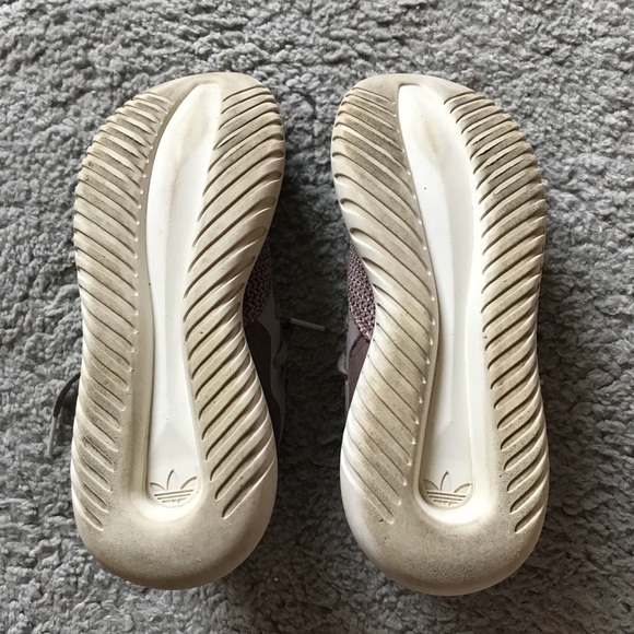 Women’s Dusty Purple Adidas Tubular Sneakers - Picture 6 of 8